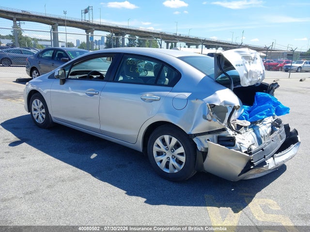 40080502 :رقم المزاد ، 2HGFB2F44CH120265 vin ، 2012 Honda Civic مزاد بيع