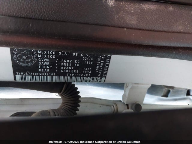Продаж на аукціоні авто 2014 Volkswagen Beetle, vin: 3VWJL7AT0EM642104, номер лоту: 40079550