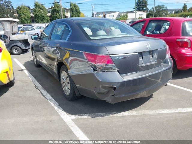 Aukcja sprzedaży 2008 Honda Accord Lx, vin: 1HGCP26318A806930, numer aukcji: 40080535