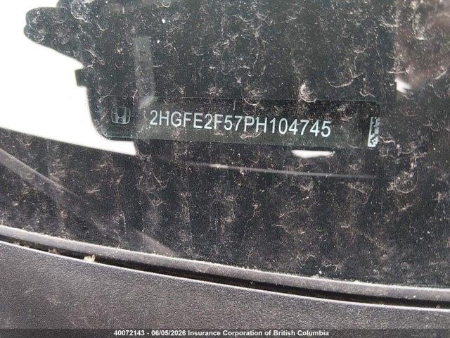 Honda Civic Sport 2023 2HGFE2F57PH104745 Image 19