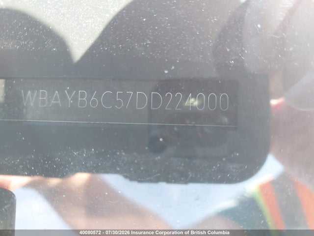 Продажа на аукционе авто 2013 Bmw 750i, vin: WBAYB6C57DD224000, номер лота: 40080572