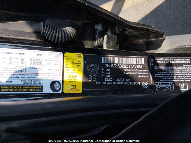 40077548 :رقم المزاد ، WBAVL1C52CVR79745 vin ، 2012 Bmw X1 Xdrive28i مزاد بيع