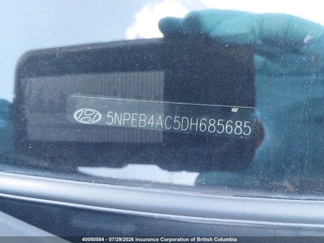 Продаж на аукціоні авто 2013 Hyundai Sonata Gls, vin: 5NPEB4AC5DH685685, номер лоту: 40080584