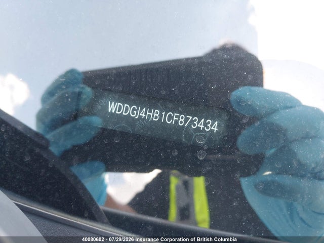 Aukcja sprzedaży 2012 Mercedes-benz C 250, vin: WDDGJ4HB1CF873434, numer aukcji: 40080602