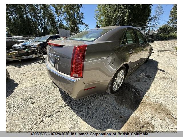 40080603 :رقم المزاد ، 1G6DC5E54C0150548 vin ، 2012 Cadillac Cts مزاد بيع