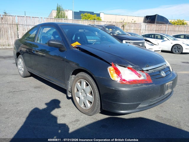 40080611 :رقم المزاد ، 1HGEM22512L814496 vin ، 2002 Honda Civic مزاد بيع