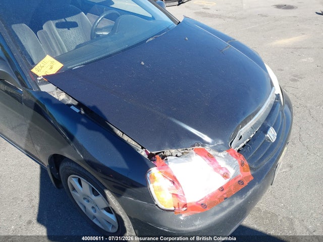 2002 Honda Civic მანქანა იყიდება აუქციონზე, vin: 1HGEM22512L814496, აუქციონის ნომერი: 40080611
