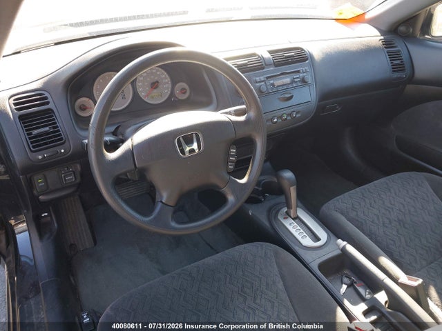 2002 Honda Civic მანქანა იყიდება აუქციონზე, vin: 1HGEM22512L814496, აუქციონის ნომერი: 40080611