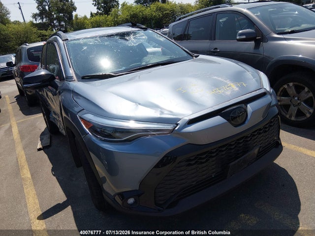 40076777 :رقم المزاد ، 7MUFBABG8SV068038 vin ، 2025 Toyota Corolla Cross Se/xse/night Shade/s مزاد بيع