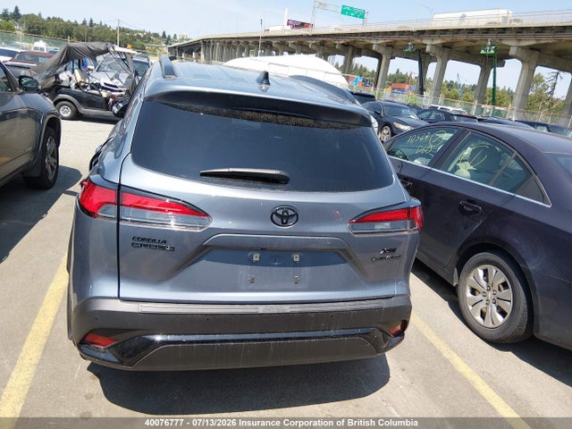 40076777 :رقم المزاد ، 7MUFBABG8SV068038 vin ، 2025 Toyota Corolla Cross Se/xse/night Shade/s مزاد بيع