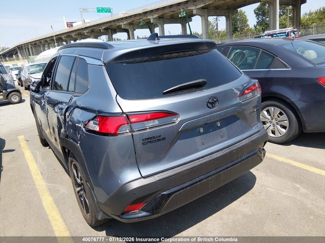 40076777 :رقم المزاد ، 7MUFBABG8SV068038 vin ، 2025 Toyota Corolla Cross Se/xse/night Shade/s مزاد بيع