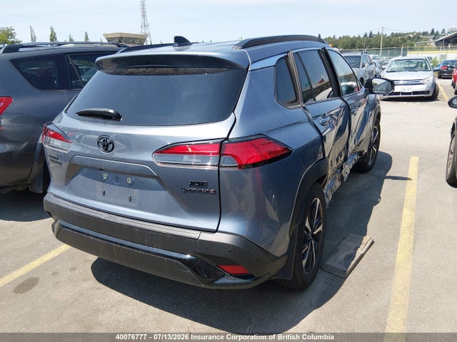 40076777 :رقم المزاد ، 7MUFBABG8SV068038 vin ، 2025 Toyota Corolla Cross Se/xse/night Shade/s مزاد بيع