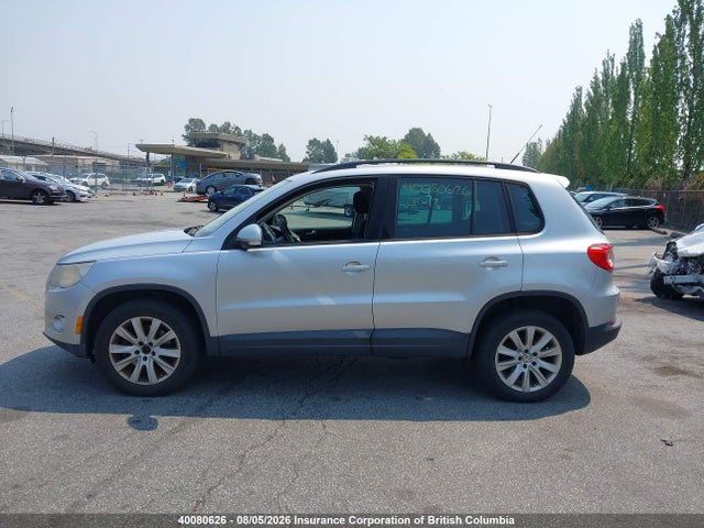 40080626 :رقم المزاد ، WVGBV95N29W543312 vin ، 2009 Volkswagen Tiguan Se/sel مزاد بيع