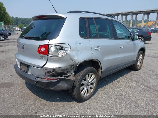 40080626 :رقم المزاد ، WVGBV95N29W543312 vin ، 2009 Volkswagen Tiguan Se/sel مزاد بيع