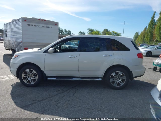 40080645 :رقم المزاد ، 2HNYD28567H001057 vin ، 2007 Acura Mdx مزاد بيع