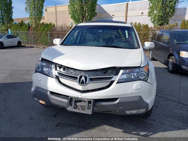 40080645 :رقم المزاد ، 2HNYD28567H001057 vin ، 2007 Acura Mdx مزاد بيع