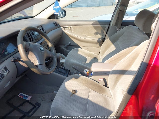 Продажа на аукционе авто 2005 Toyota Corolla Ce/le/s, vin: 2T1BR32E75C856031, номер лота: 40078355