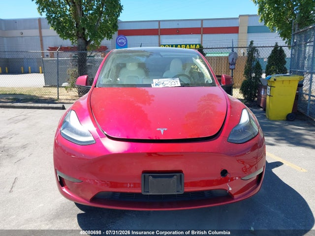40080698 :رقم المزاد ، 7SAYGDEEXSF241193 vin ، 2025 Tesla Model Y مزاد بيع
