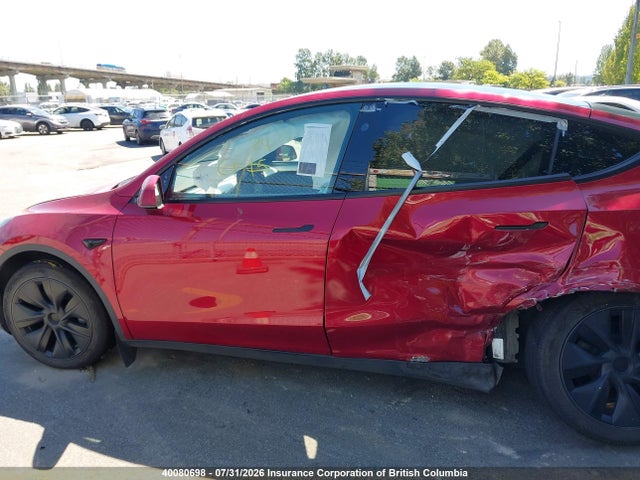40080698 :رقم المزاد ، 7SAYGDEEXSF241193 vin ، 2025 Tesla Model Y مزاد بيع