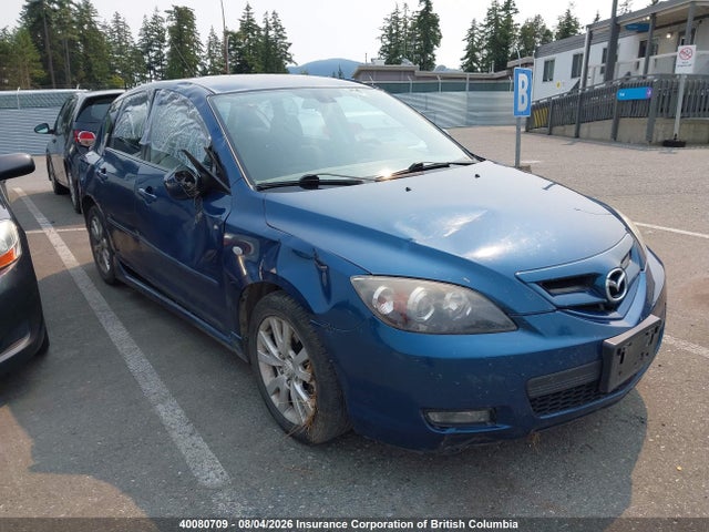40080709 :رقم المزاد ، JM1BK343781839089 vin ، 2008 Mazda 3 Hatchback مزاد بيع