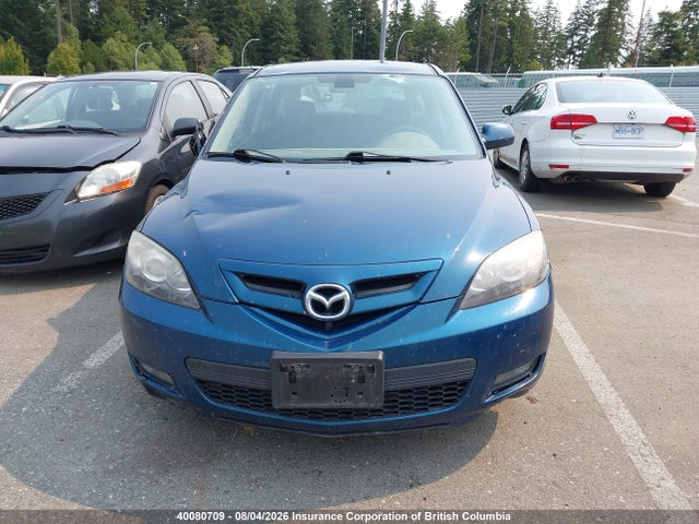 40080709 :رقم المزاد ، JM1BK343781839089 vin ، 2008 Mazda 3 Hatchback مزاد بيع