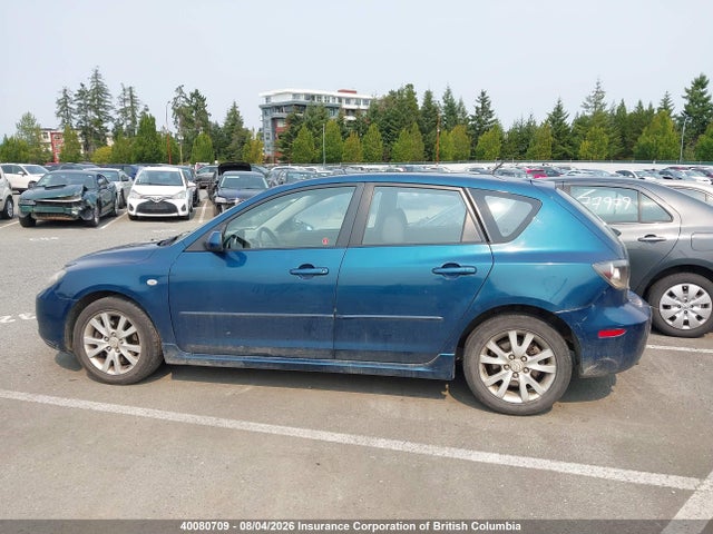 40080709 :رقم المزاد ، JM1BK343781839089 vin ، 2008 Mazda 3 Hatchback مزاد بيع