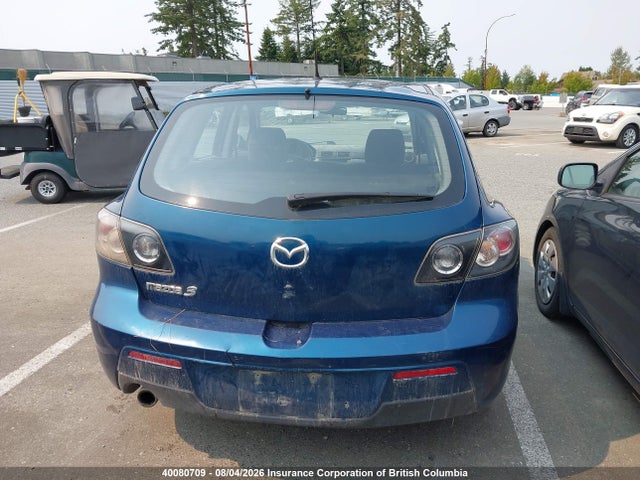 40080709 :رقم المزاد ، JM1BK343781839089 vin ، 2008 Mazda 3 Hatchback مزاد بيع