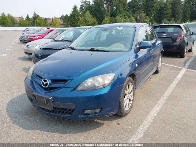 40080709 :رقم المزاد ، JM1BK343781839089 vin ، 2008 Mazda 3 Hatchback مزاد بيع