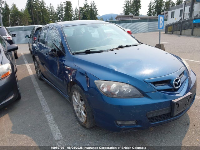 40080709 :رقم المزاد ، JM1BK343781839089 vin ، 2008 Mazda 3 Hatchback مزاد بيع