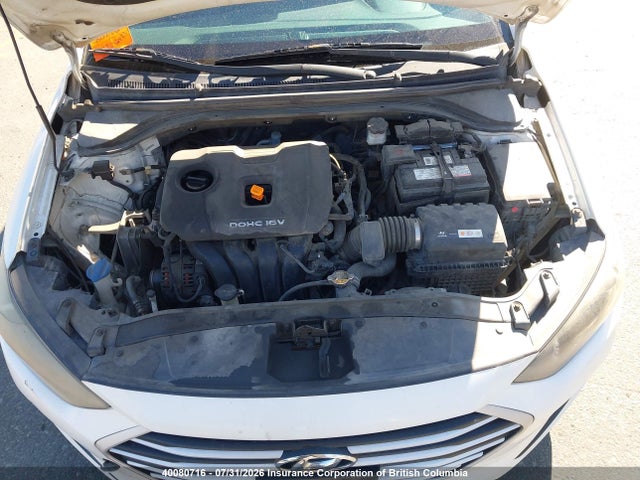 2017 Hyundai Elantra Gls მანქანა იყიდება აუქციონზე, vin: KMHD84LF9HU109820, აუქციონის ნომერი: 40080716
