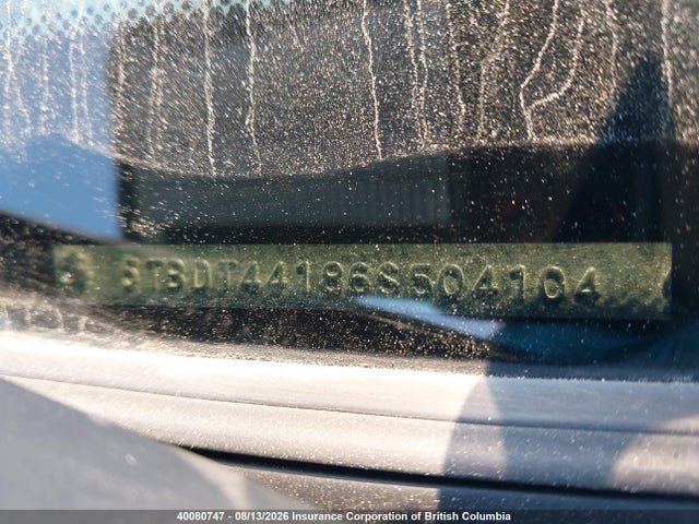 40080747 :رقم المزاد ، 5TBDT44186S504104 vin ، 2006 Toyota Tundra Double Cab Sr5 مزاد بيع