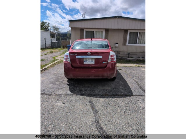 40080758 :رقم المزاد ، 3N1AB6AP5AL647191 vin ، 2010 Nissan Sentra 2.0/2.0s/sr/2.0sl مزاد بيع