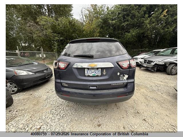 Aukcja sprzedaży 2013 Chevrolet Traverse Lt, vin: 1GNKVGKD3DJ137301, numer aukcji: 40080759