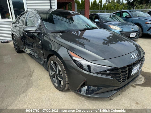 40080762 :رقم المزاد ، KMHLN4AG0NU332579 vin ، 2022 Hyundai Elantra Ultimate Ivt With Tech Package With Two-tone Interior مزاد بيع