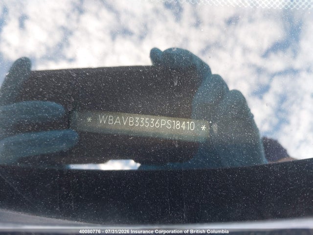 40080776 :رقم المزاد ، WBAVB33536PS18410 vin ، 2006 Bmw 330i مزاد بيع