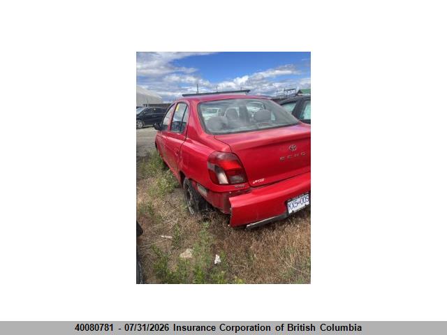 Продажа на аукционе авто 2000 Toyota Echo, vin: JTDBT1231Y0015129, номер лота: 40080781