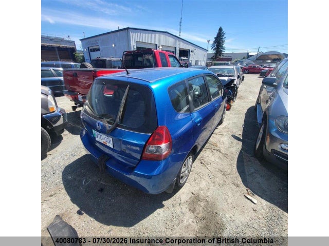 2007 Honda Fit მანქანა იყიდება აუქციონზე, vin: JHMGD38407S803559, აუქციონის ნომერი: 40080783
