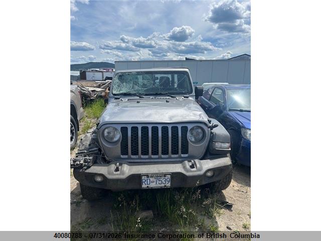 40080788 :رقم المزاد ، 1C6JJTAG2LL152662 vin ، 2020 Jeep Gladiator Sport مزاد بيع
