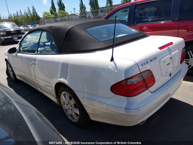 2002 Mercedes-benz Clk 320 მანქანა იყიდება აუქციონზე, vin: WDBLK65G32T107222, აუქციონის ნომერი: 40073455