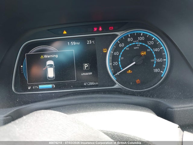 Aukcja sprzedaży 2018 Nissan Leaf S/sv/sl, vin: 1N4AZ1CP1JC306431, numer aukcji: 40076218