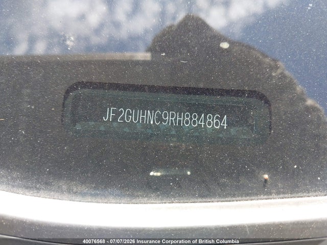 Aukcja sprzedaży 2024 Subaru Crosstrek Limited, vin: JF2GUHNC9RH884864, numer aukcji: 40076568