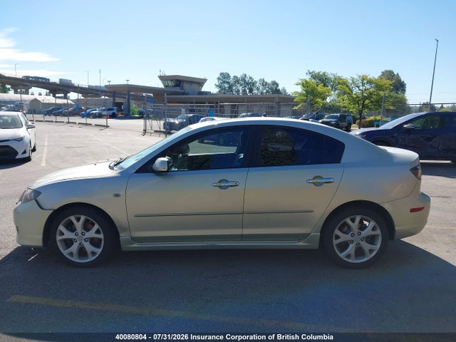 40080804 :رقم المزاد ، JM1BK323981163697 vin ، 2008 Mazda 3 S مزاد بيع