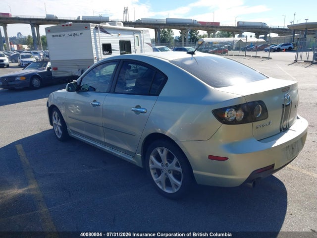 40080804 :رقم المزاد ، JM1BK323981163697 vin ، 2008 Mazda 3 S مزاد بيع