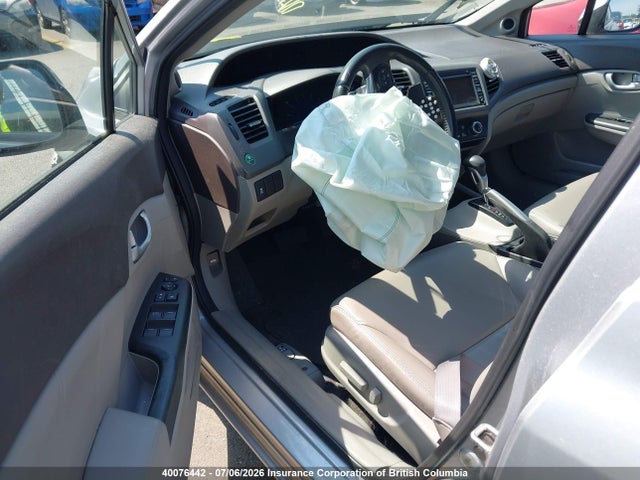 40076442 :رقم المزاد ، 2HGFB2F96CH050764 vin ، 2012 Honda Civic Exl مزاد بيع