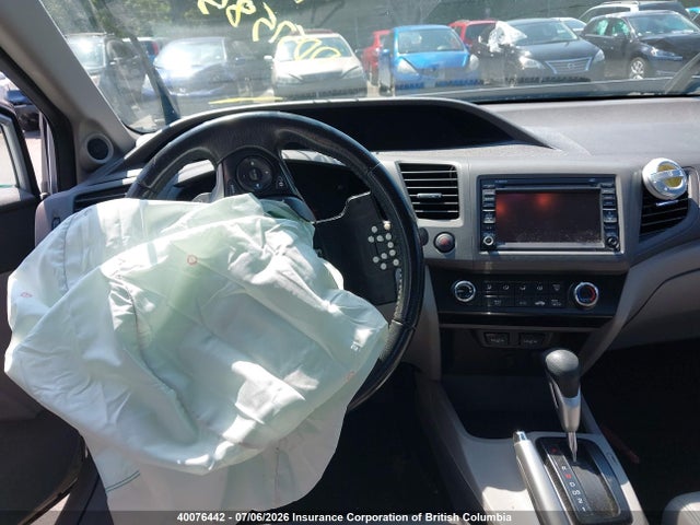40076442 :رقم المزاد ، 2HGFB2F96CH050764 vin ، 2012 Honda Civic Exl مزاد بيع
