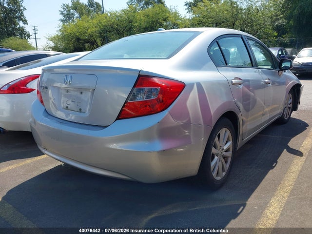 40076442 :رقم المزاد ، 2HGFB2F96CH050764 vin ، 2012 Honda Civic Exl مزاد بيع