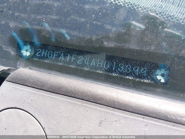 Aukcja sprzedaży 2010 Honda Civic, vin: 2HGFA1F24AH013399, numer aukcji: 40080844