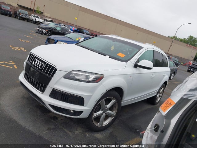 Продаж на аукціоні авто 2013 Audi Q7 3.0 Tdi Premium, vin: WA1MMCFE3DD012789, номер лоту: 40078467