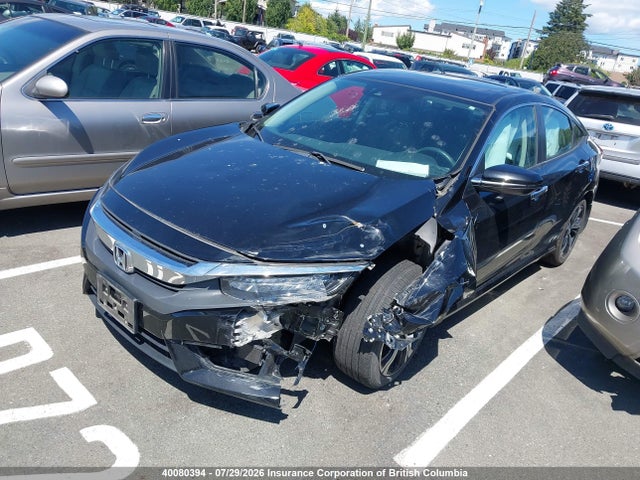 Honda Civic Touring 2018 2HGFC1F96JH105816 Image 2