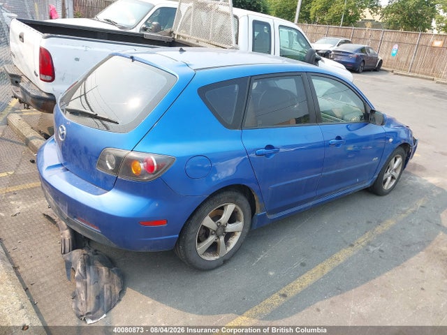 40080873 :رقم المزاد ، JM1BK143741154301 vin ، 2004 Mazda 3 Hatchback مزاد بيع